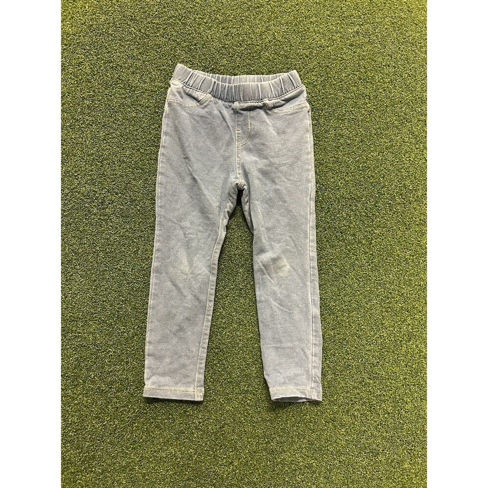 light blue children's jeggings with an elastic waistband Size 3T